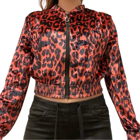Animal Print Jacket Size S/P - Picture 1 of 6